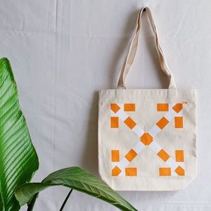 Virgil Abloh off white MCA Chicago tote